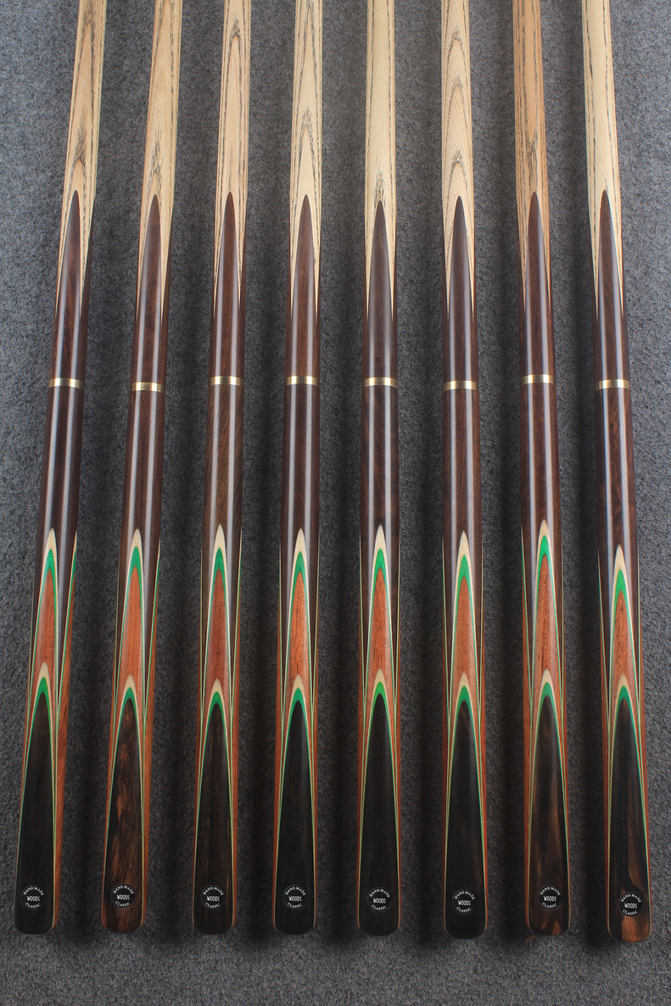 3/4 ash english pool cue  #9807 - #9814