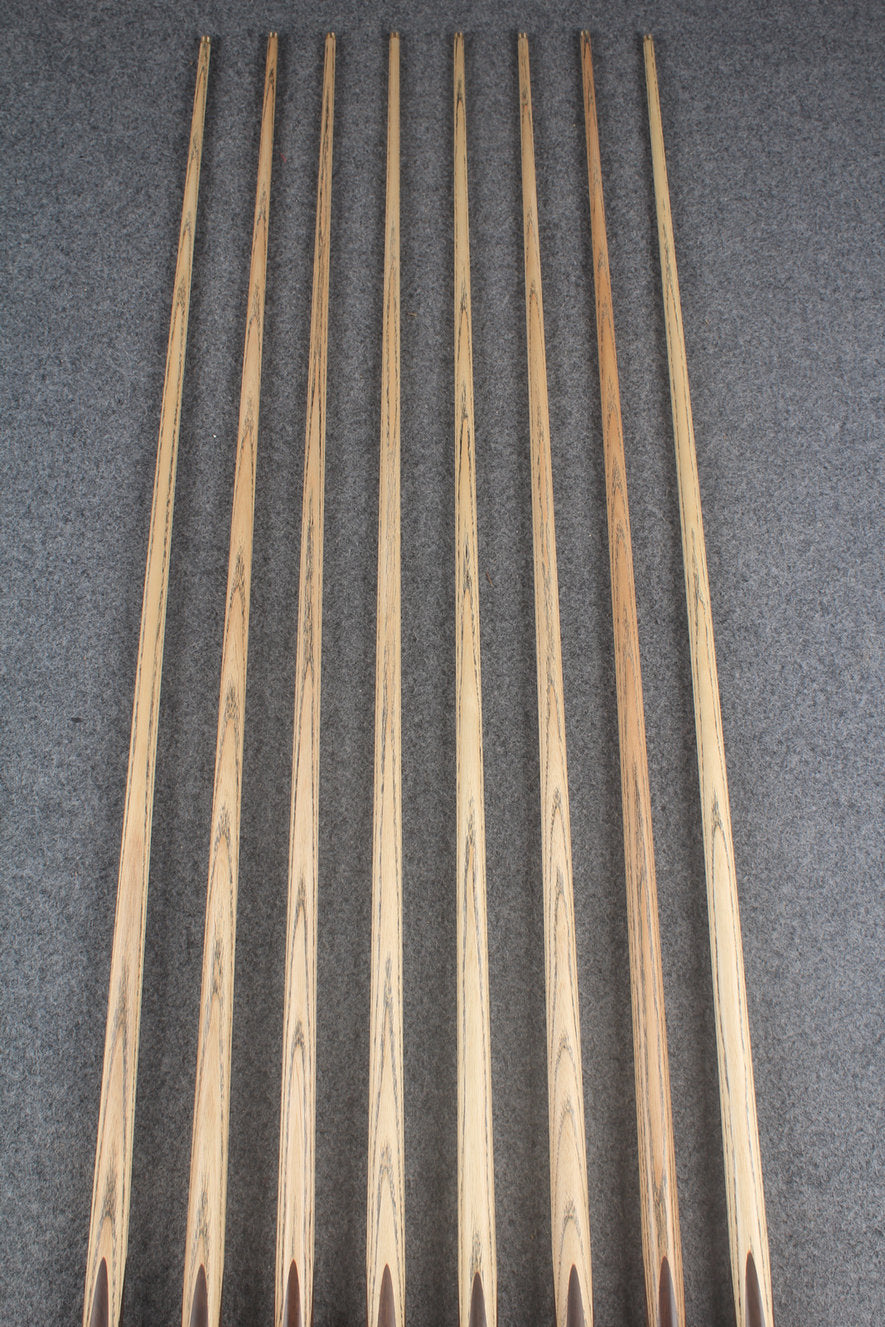 3/4 ash english pool cue  #9807 - #9814