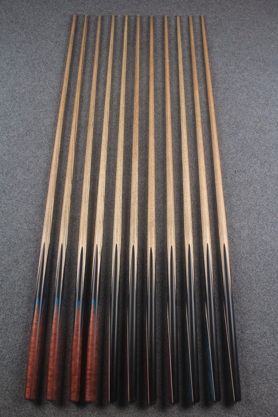 1 piece ash 53''  junior cue  #9939 - #9949