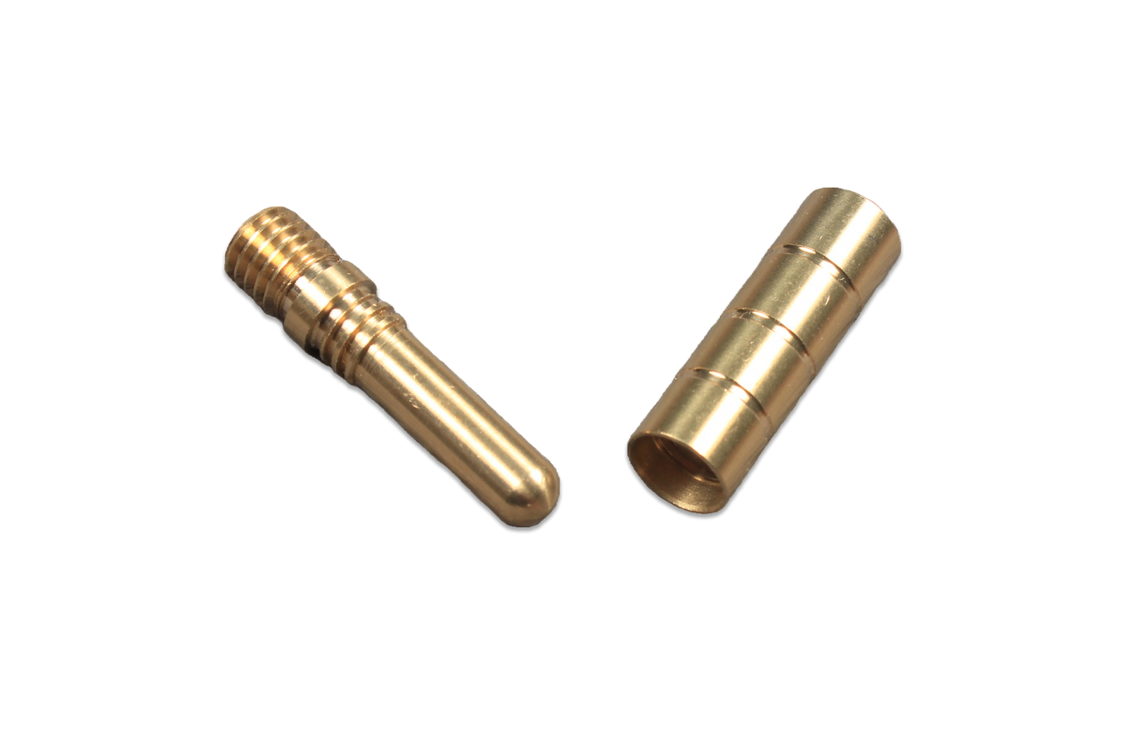 cue butt end joint brass pin and socket for john parris mini butt or extension