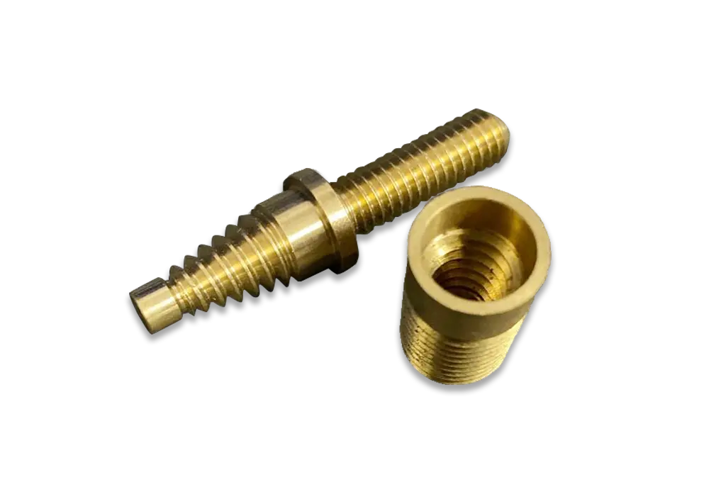 cue butt end joint brass pin and socket for osborne mini butt or extension