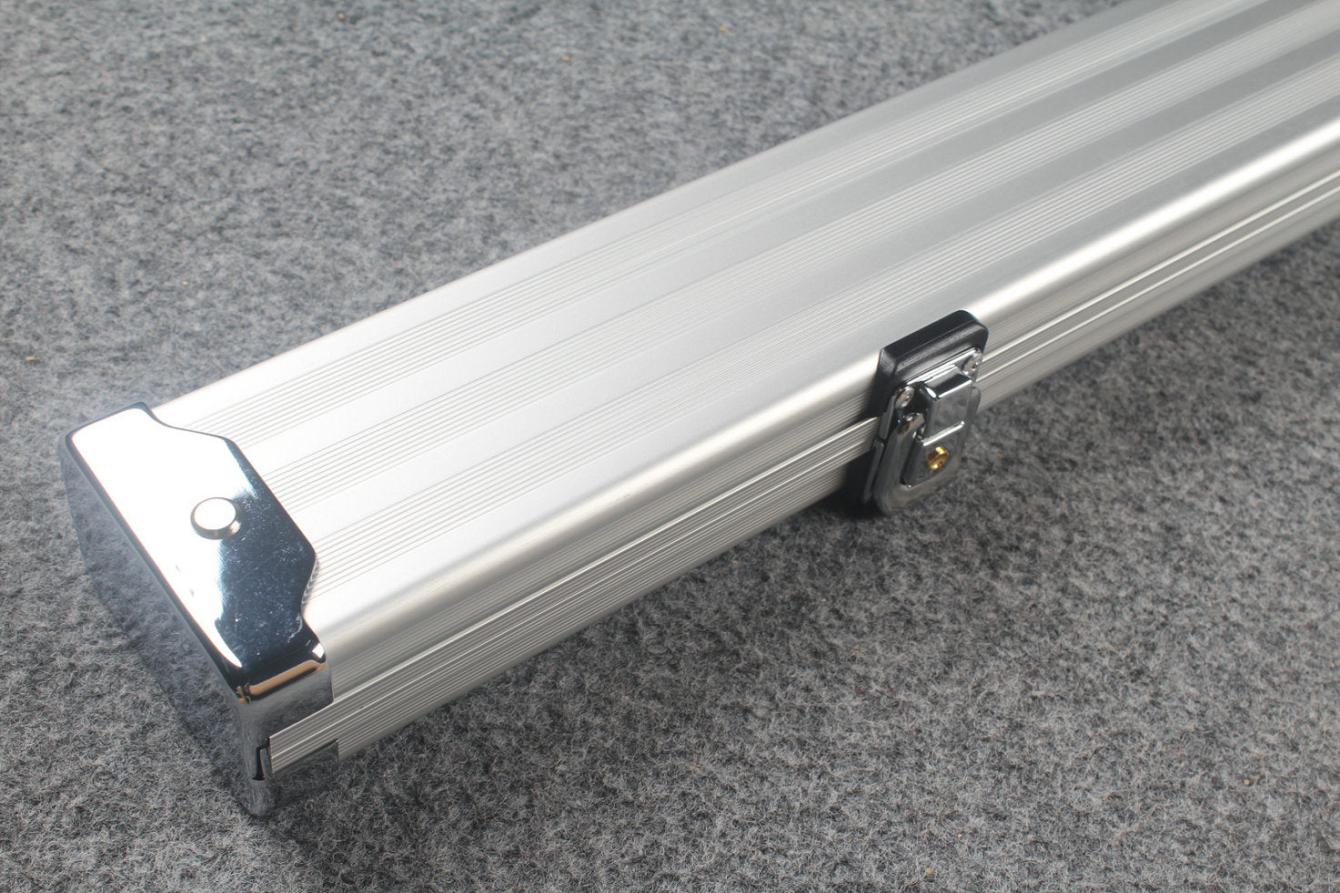 one piece professional aluminium lockable cue case
