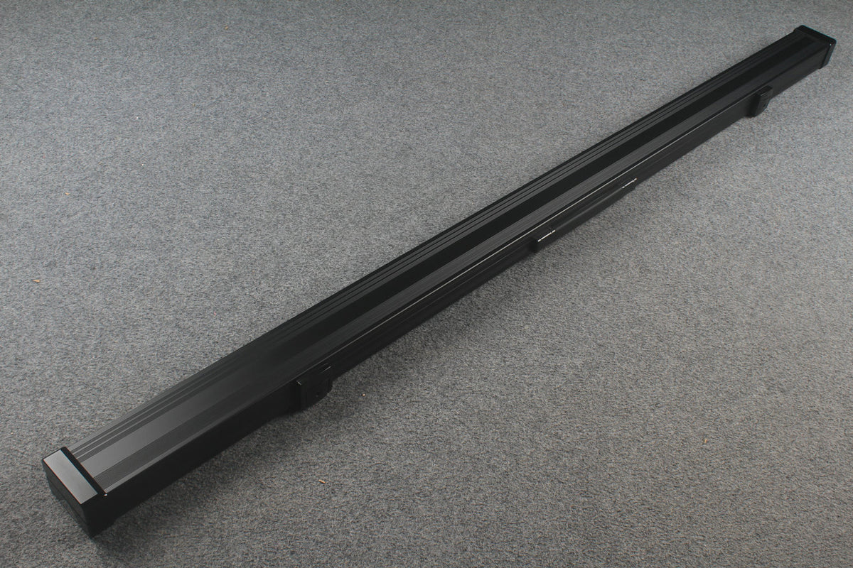 one piece strong aluminium lockable cue case – 2 Slots