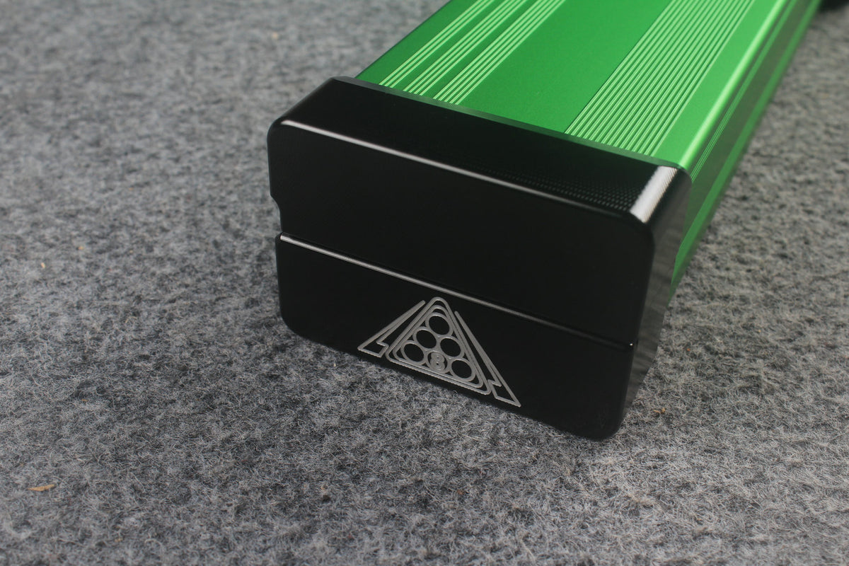 one piece strong aluminium lockable cue case – 2 Slots