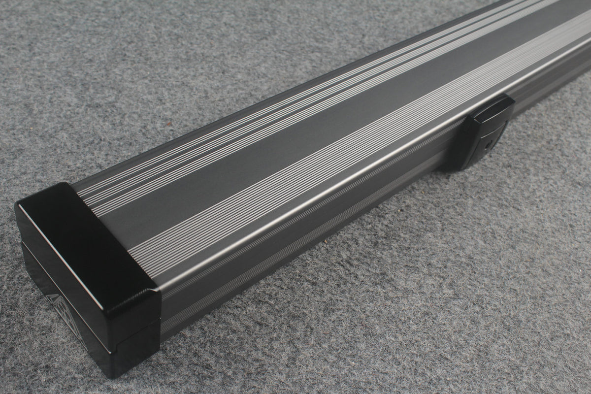 one piece strong aluminium lockable cue case – 2 Slots