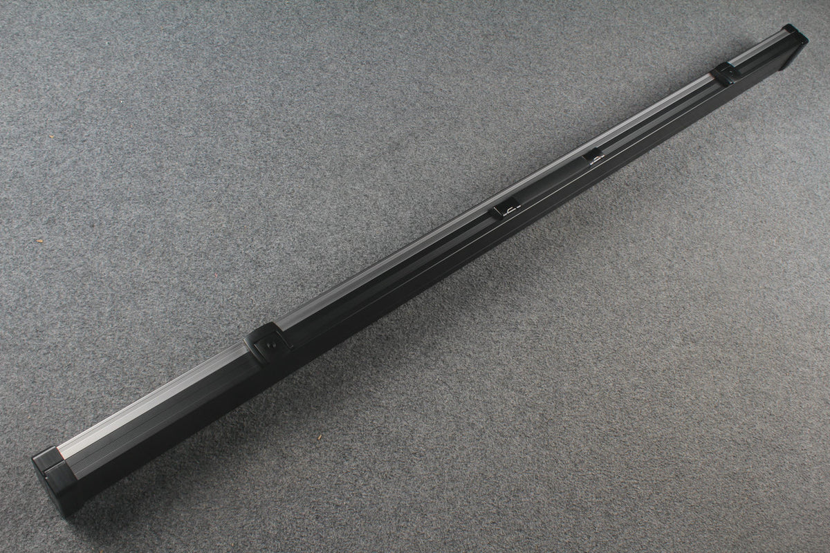 one piece strong aluminium lockable cue case – 2 Slots