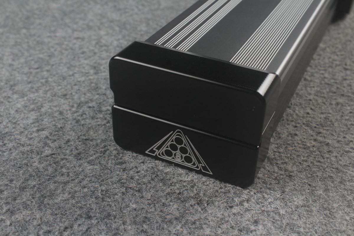 one piece strong aluminium lockable cue case – 2 Slots