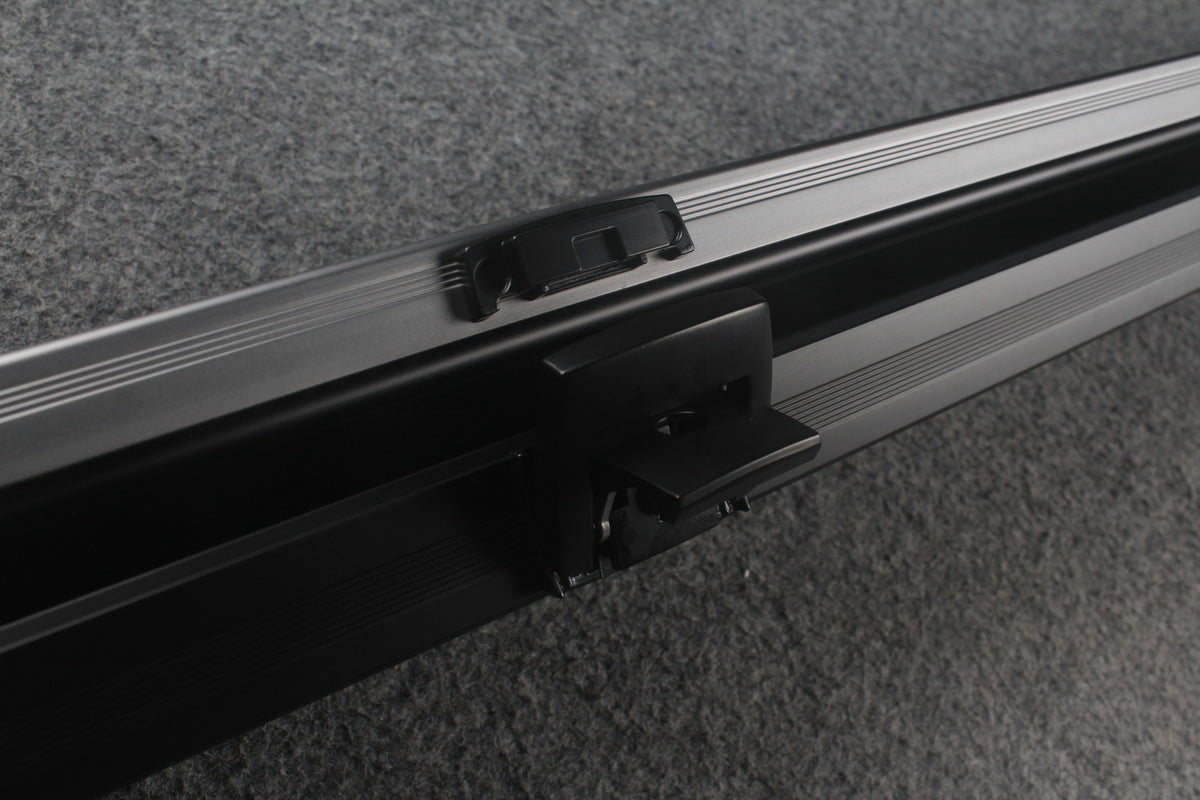 one piece strong aluminium lockable cue case – 2 Slots