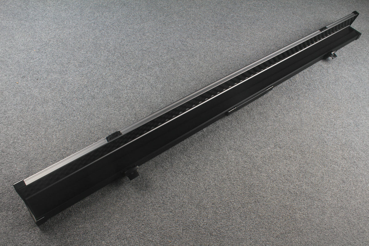 one piece strong aluminium lockable cue case – 2 Slots