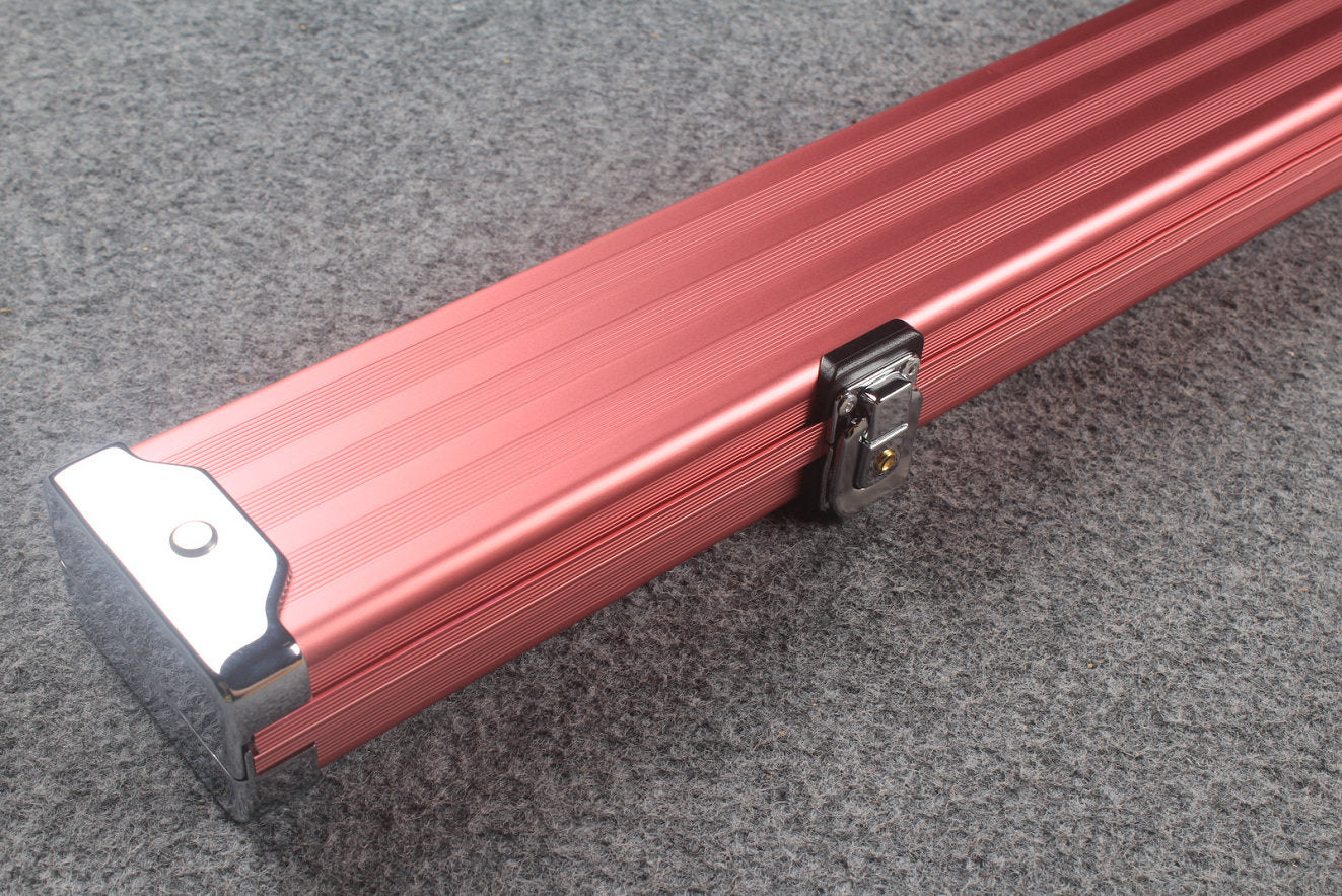one piece professional aluminium lockable cue case