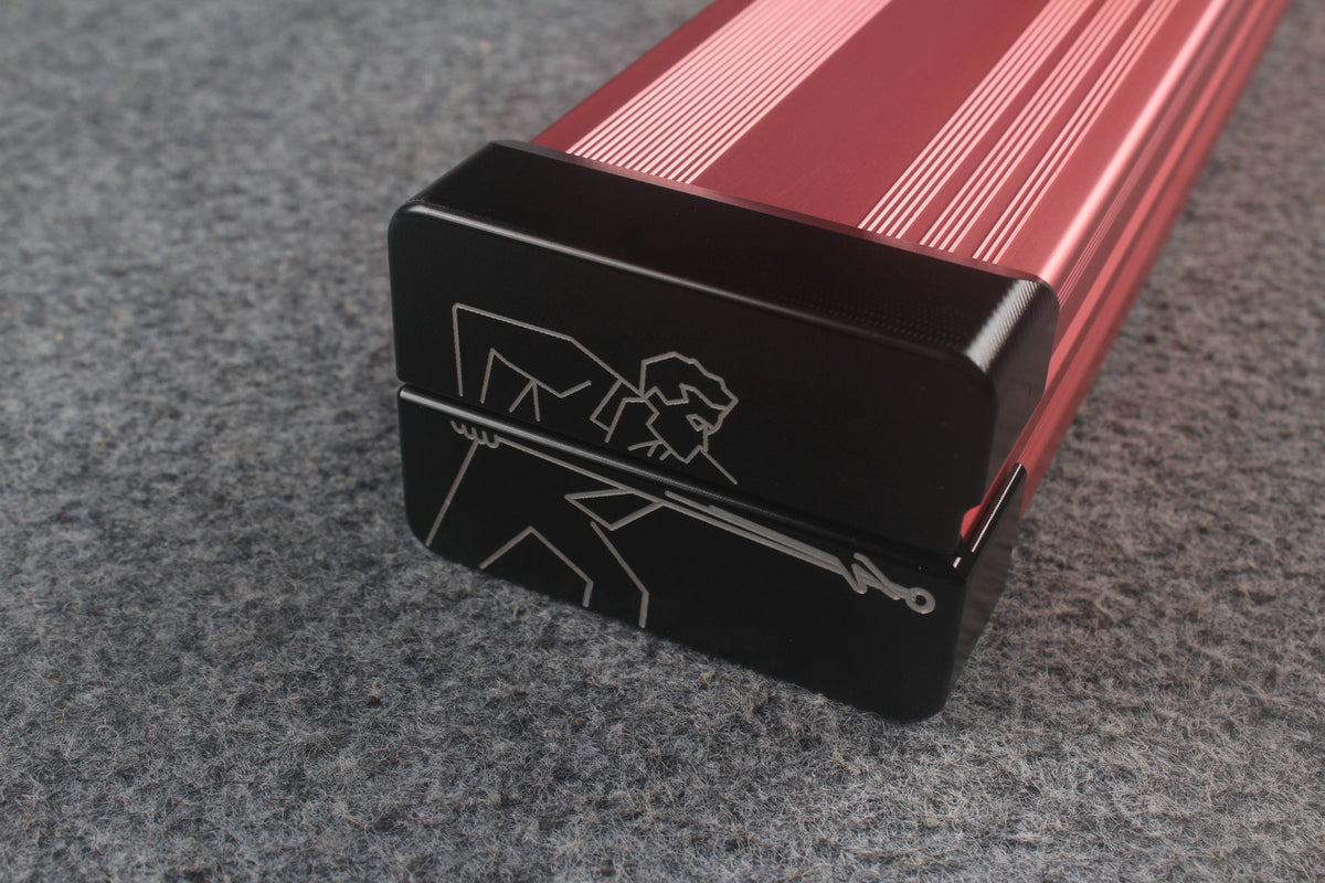 one piece strong aluminium lockable cue case – 2 Slots