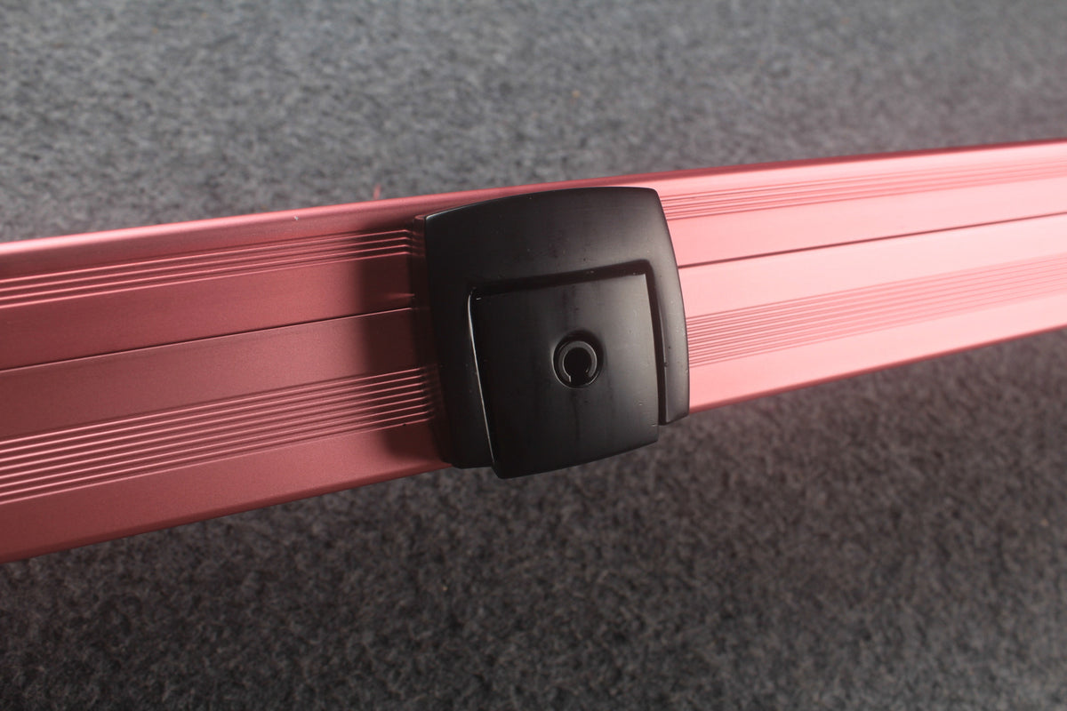 one piece strong aluminium lockable cue case – 2 Slots