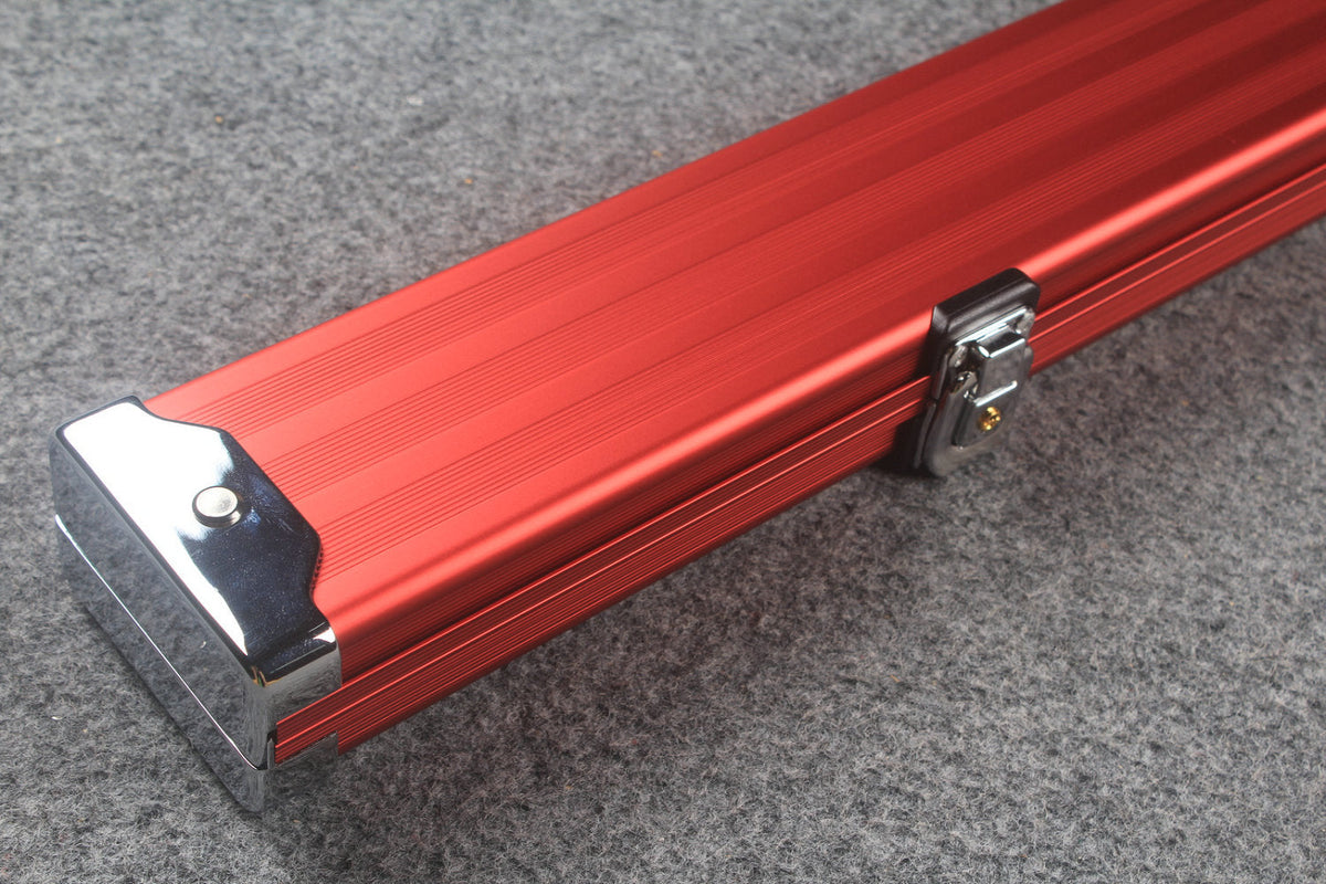 one piece professional aluminium lockable cue case WOODS CUES