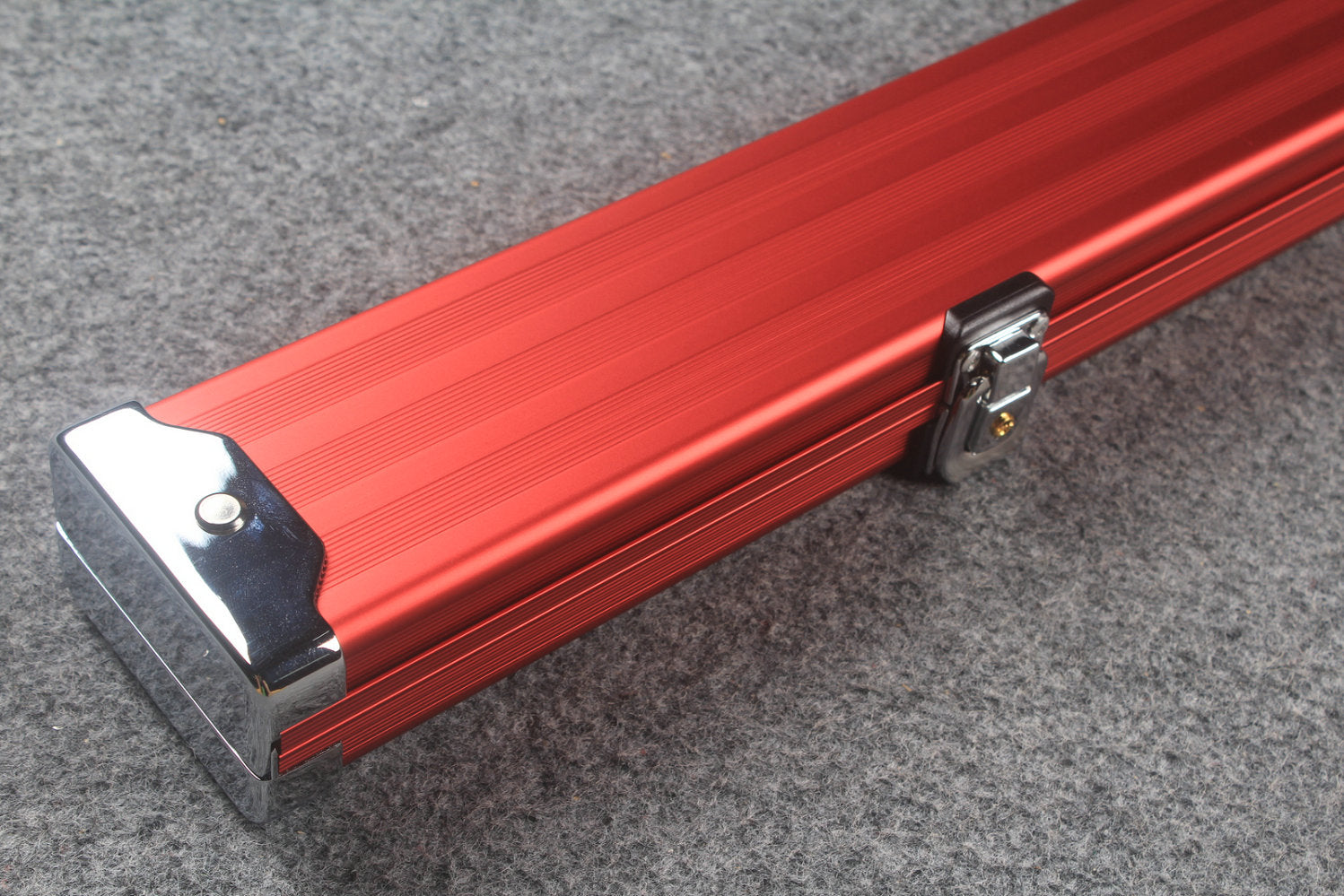 one piece professional aluminium lockable cue case