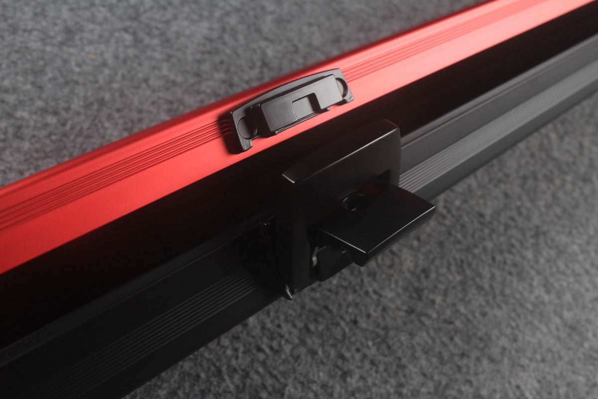 one piece strong aluminium lockable cue case – 2 Slots