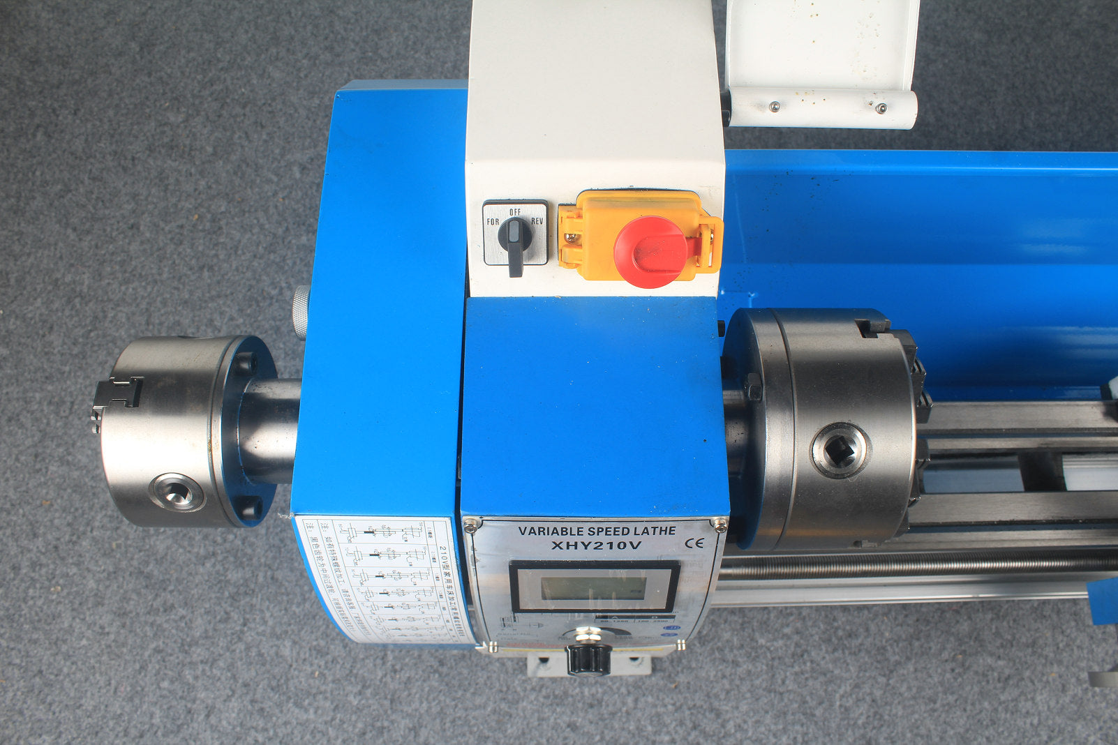 Professional snooker and pool cue tip repair & maintenance lathe double chuck #210-750