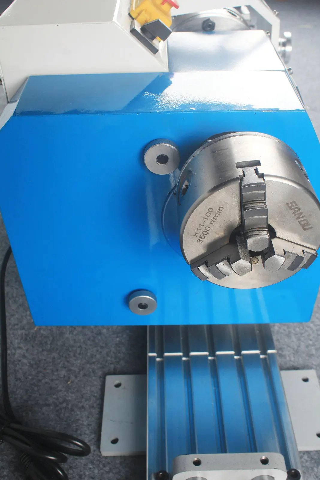 Professional snooker and pool cue tip repair & maintenance lathe double chuck #210-750 WOODS CUES