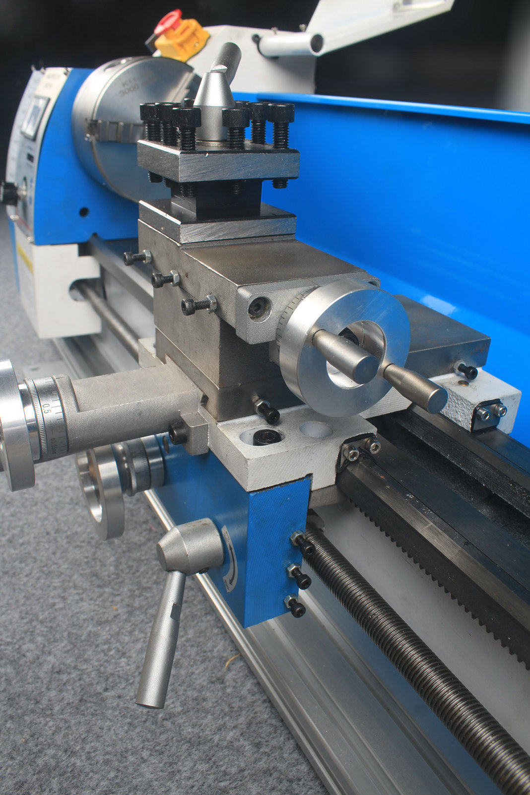 Professional snooker and pool cue tip repair & maintenance lathe double chuck #210-750