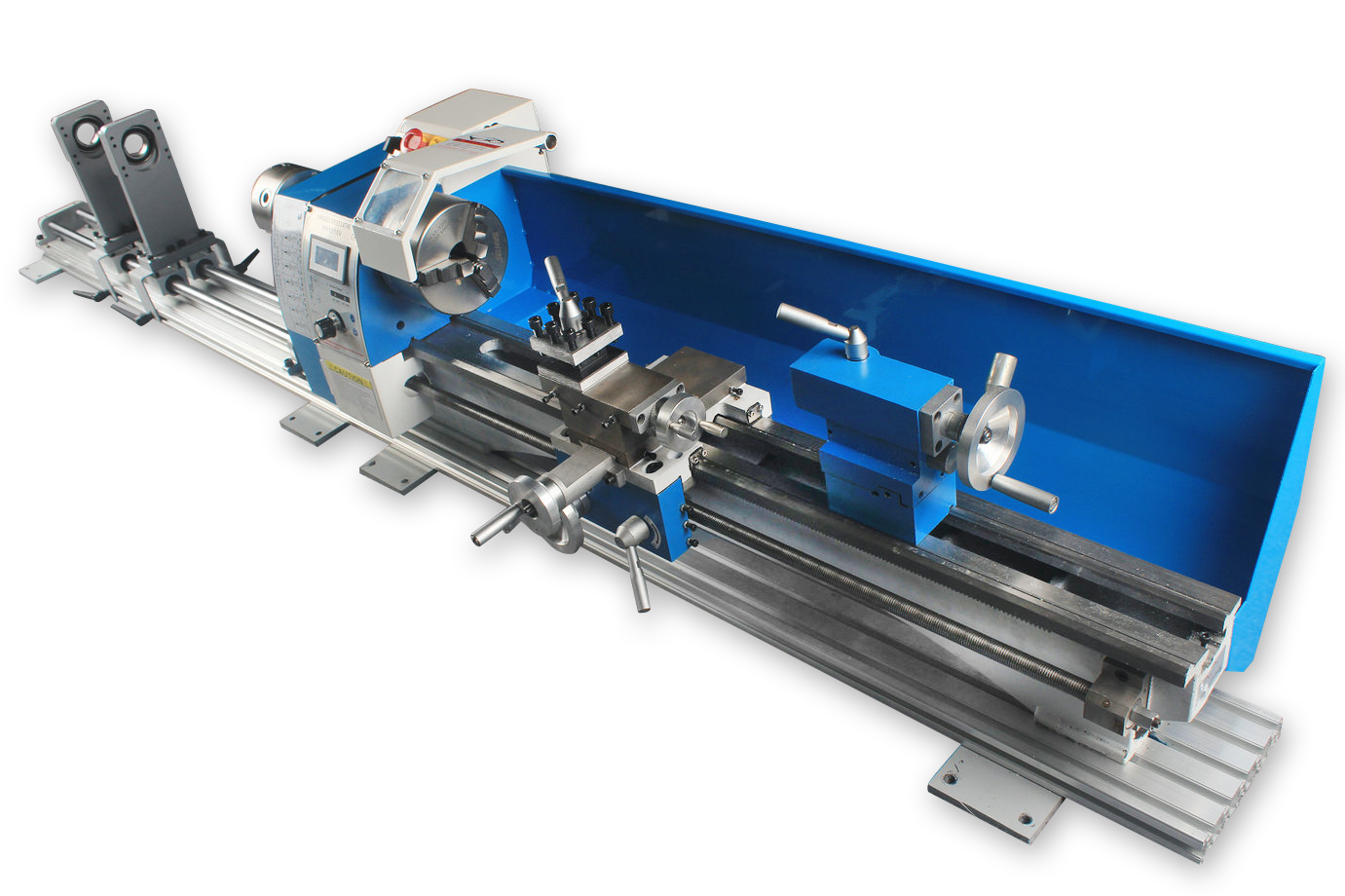 Professional snooker and pool cue tip repair & maintenance lathe double chuck #210-750 WOODS CUES