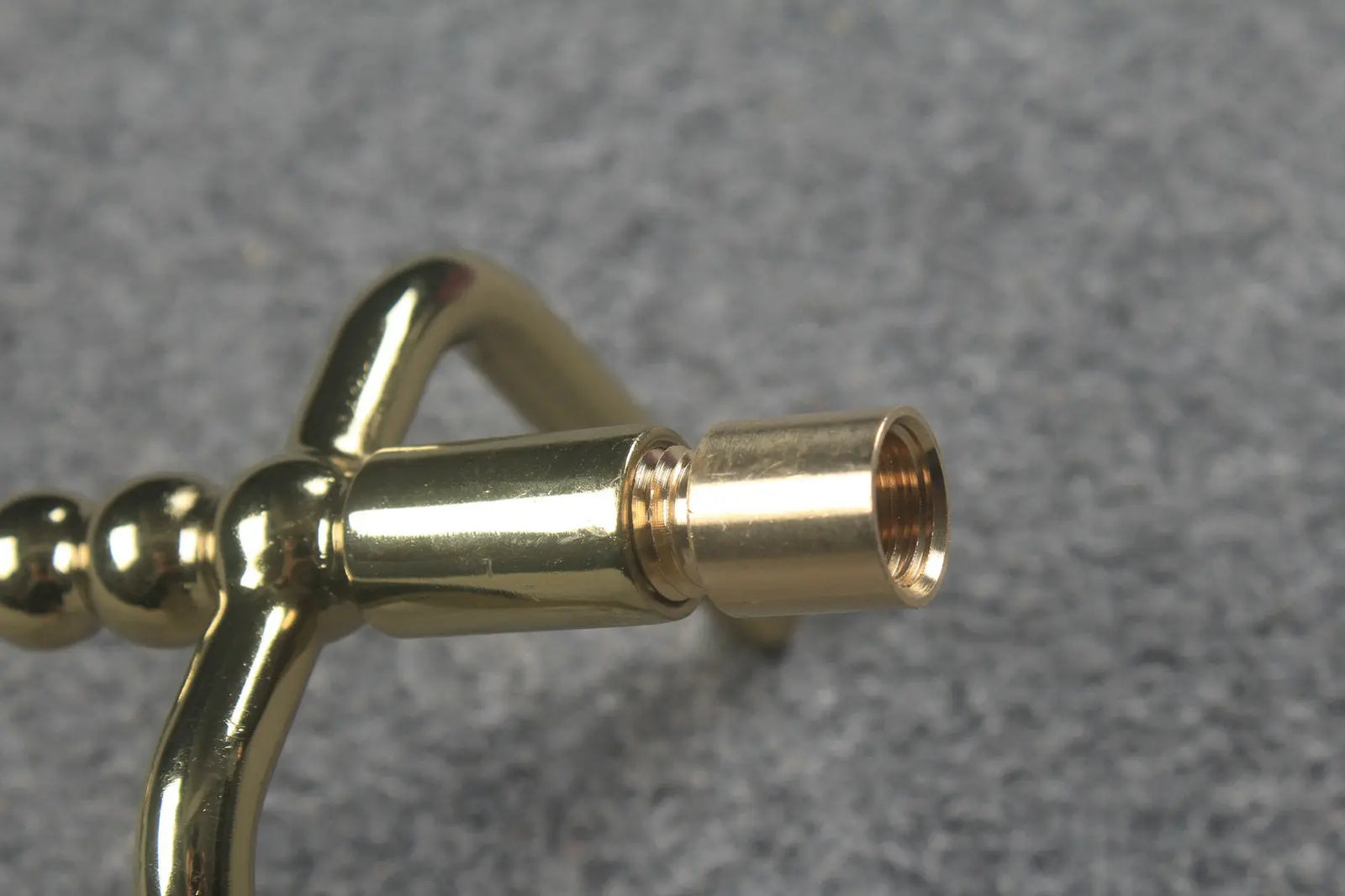 brass fitting joint for cue rest heads WOODS CUES