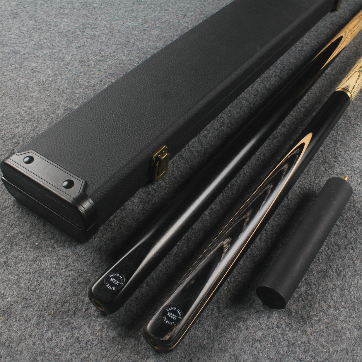 3/4 Joint Ash English Pool Cue + Break Cue & Case