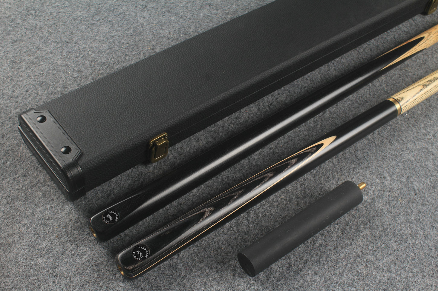 3/4 Joint Ash English Pool Cue + Break Cue & Case