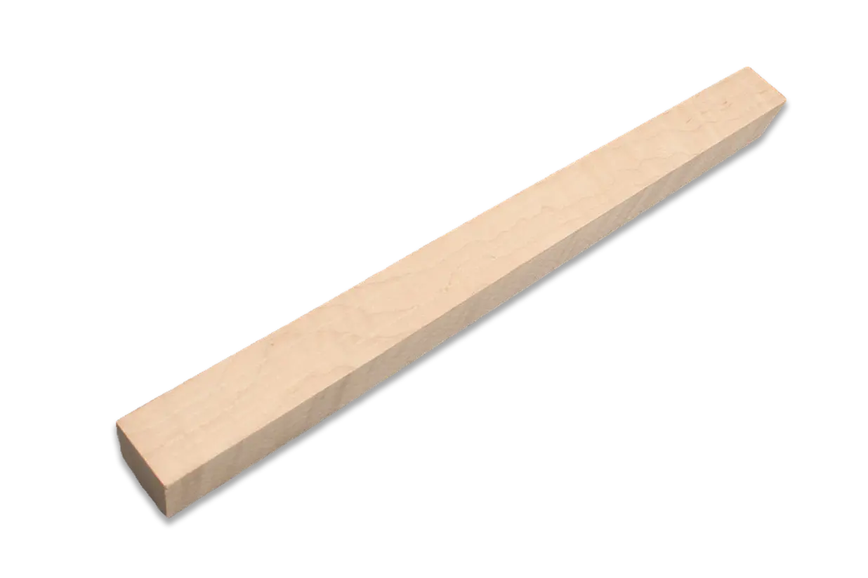 curly maple block pool cues butt turning blanks WOODS CUES