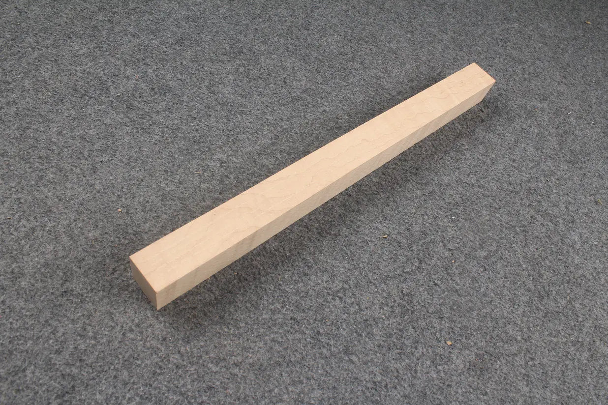 curly maple block pool cues butt turning blanks WOODS CUES