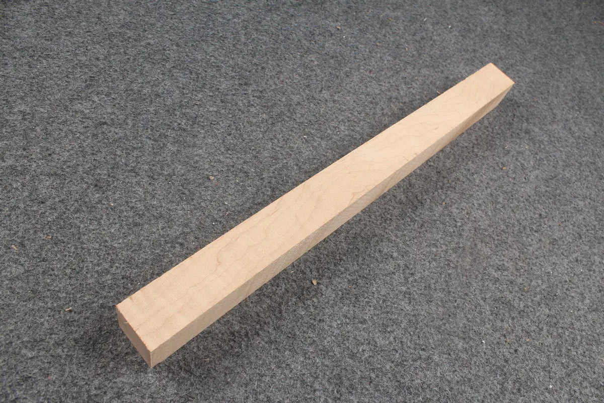 curly maple block pool cues butt turning blanks WOODS CUES