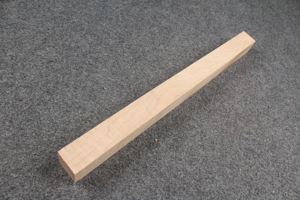 curly maple block pool cues butt turning blanks WOODS CUES