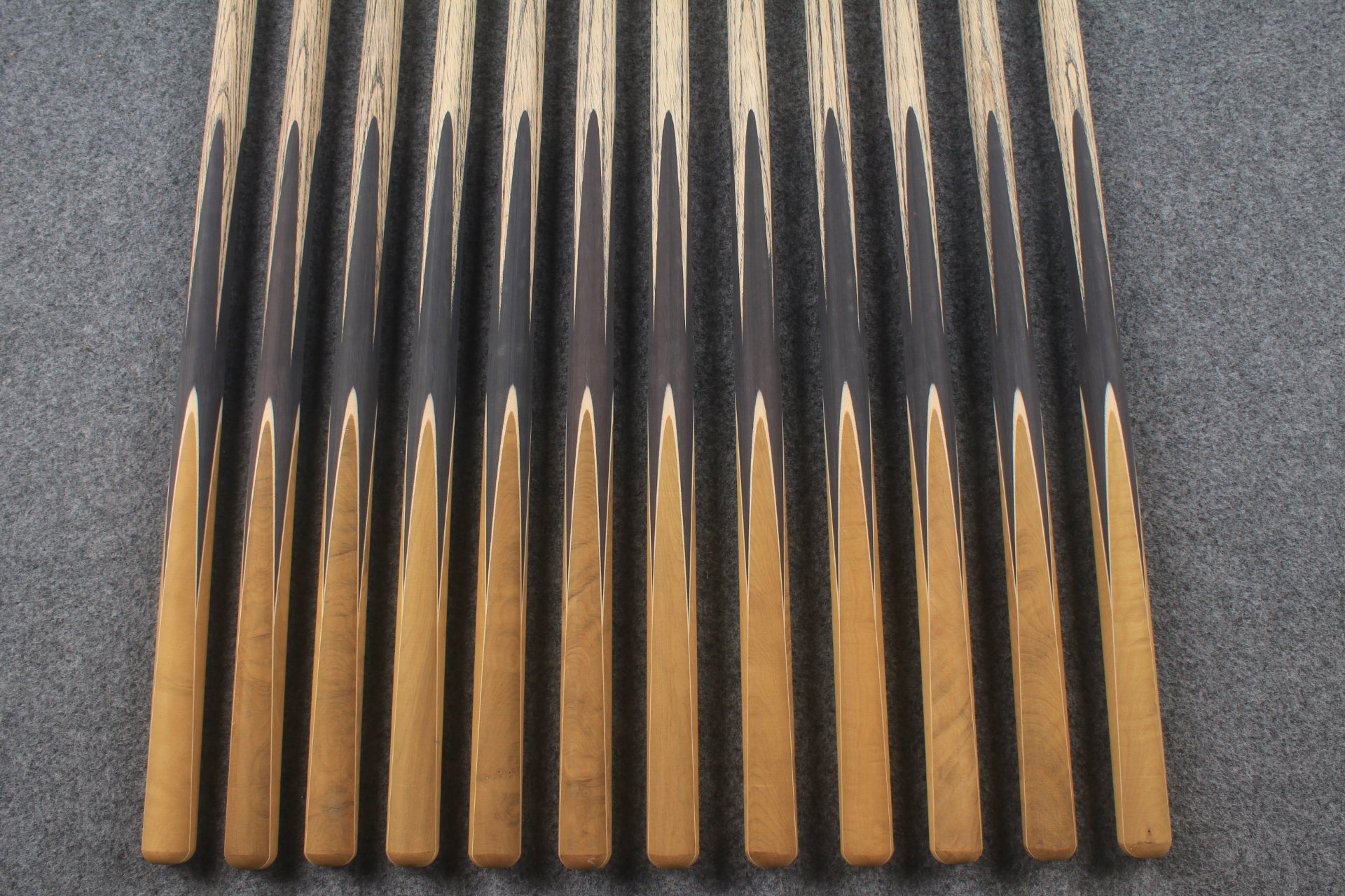 custom-made:  woods 1 piece handmade ASH snooker / pool cue #13-#24 - made to order