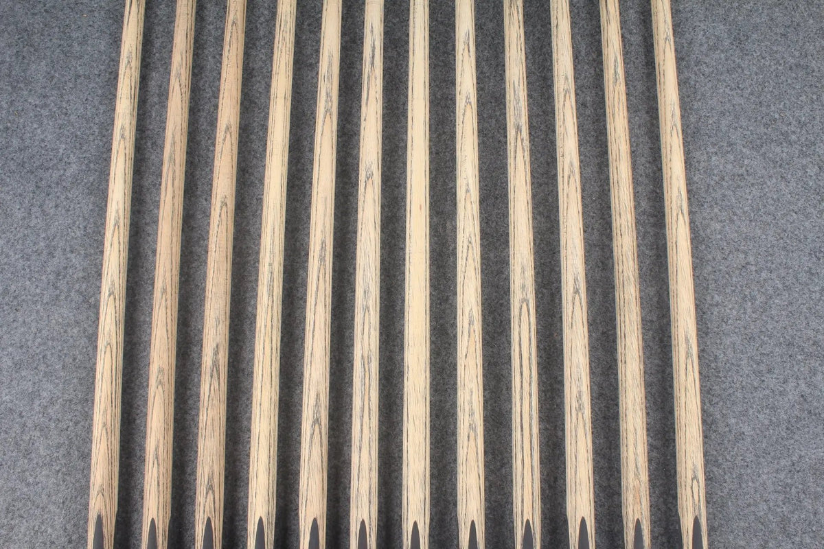 custom-made:  woods 1 piece handmade ASH snooker / pool cue #13-#24 - made to order WOODS CUES