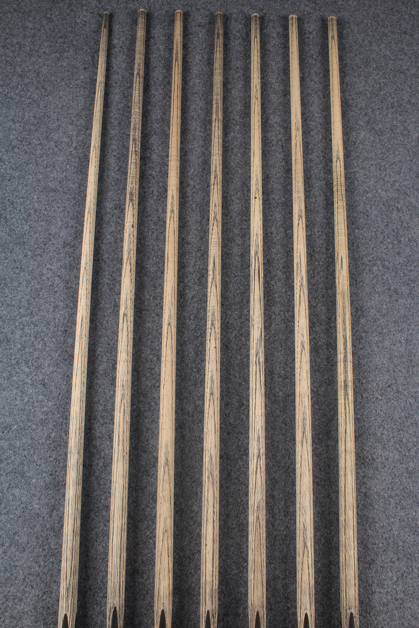 custom-made:  woods 1 piece handmade ASH snooker / pool cue #39-#45 - made to order