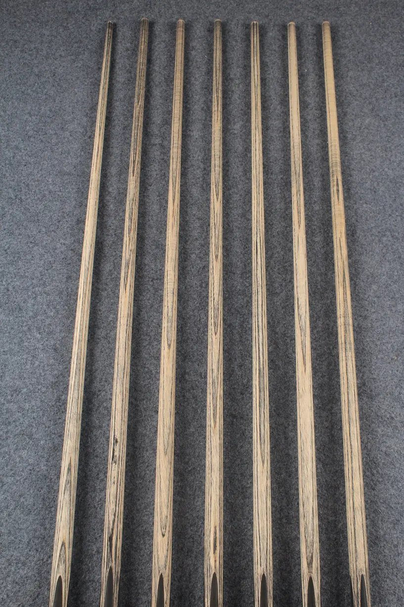 custom-made:  woods 1 piece handmade ASH snooker / pool cue #39-#45 - made to order WOODS CUES