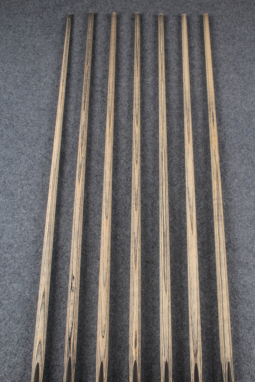 custom-made:  woods 1 piece handmade ASH snooker / pool cue #39-#45 - made to order