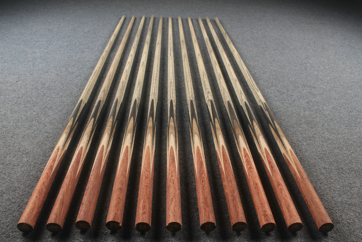 custom-made:  woods 1 piece handmade ASH snooker / pool cue #46-#56 - made to order