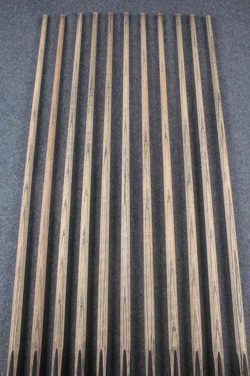 custom-made:  woods 1 piece handmade ASH snooker / pool cue #46-#56 - made to order WOODS CUES