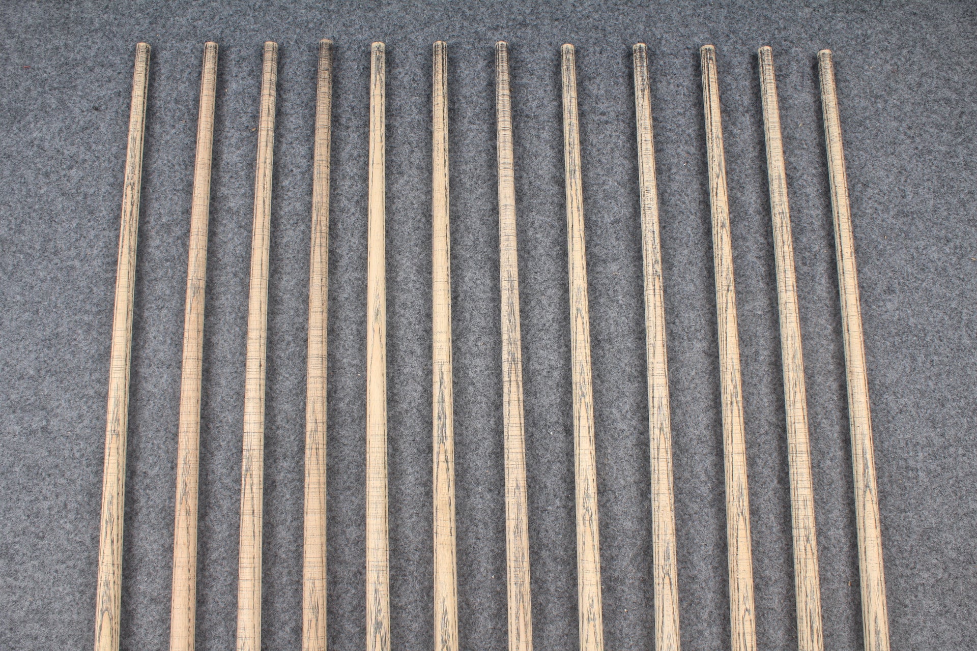 custom-made:  woods 1 piece handmade ASH snooker / pool cue #1-#12 - made to order