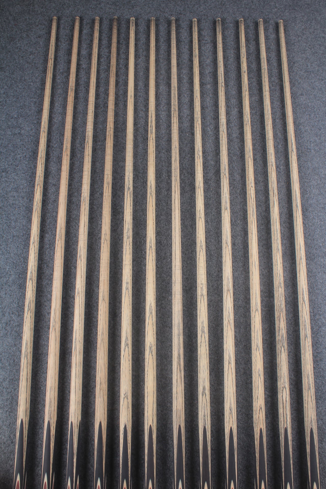 custom-made:  woods 1 piece handmade ASH snooker / pool cue #1-#12 - made to order