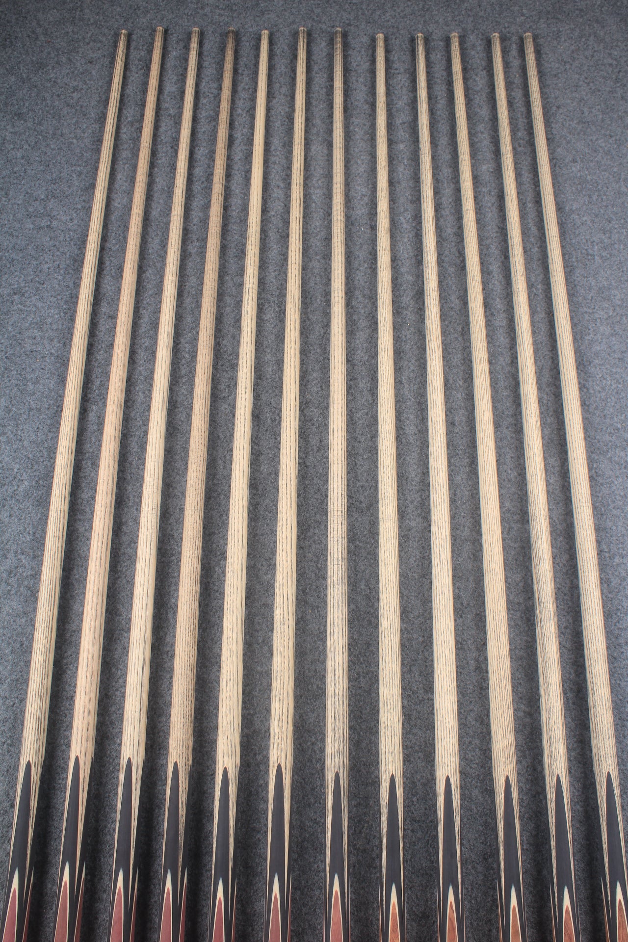 custom-made:  woods 1 piece handmade ASH snooker / pool cue #1-#12 - made to order