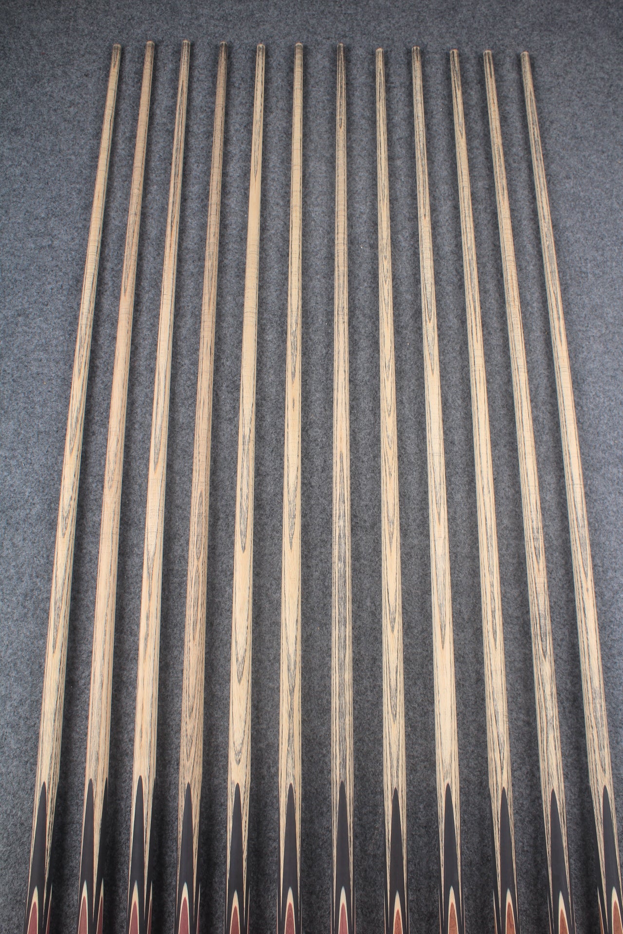custom-made:  woods 1 piece handmade ASH snooker / pool cue #1-#12 - made to order