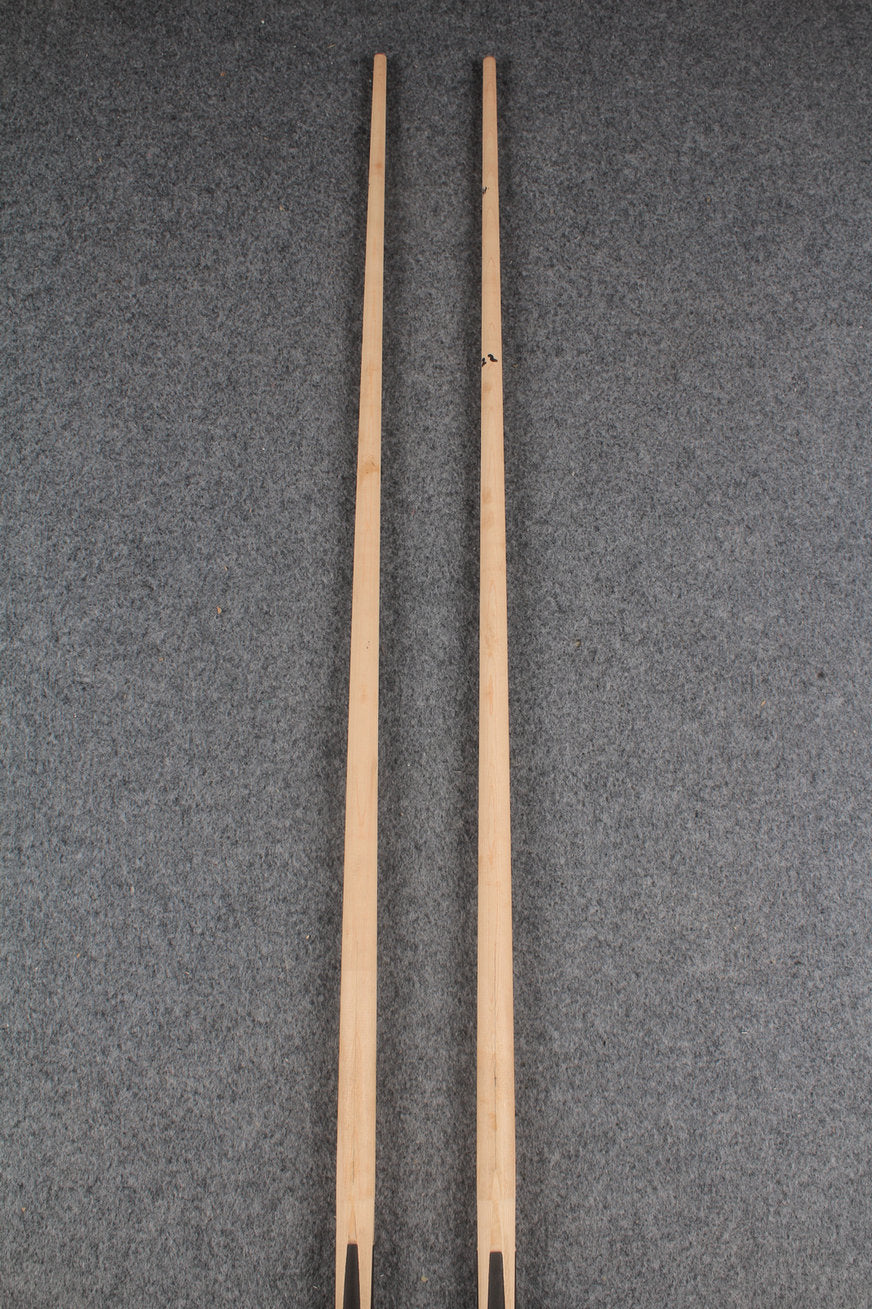 custom-made: ★★★ woods 1 piece handmade maple snooker / pool cue #49-50 - made to order