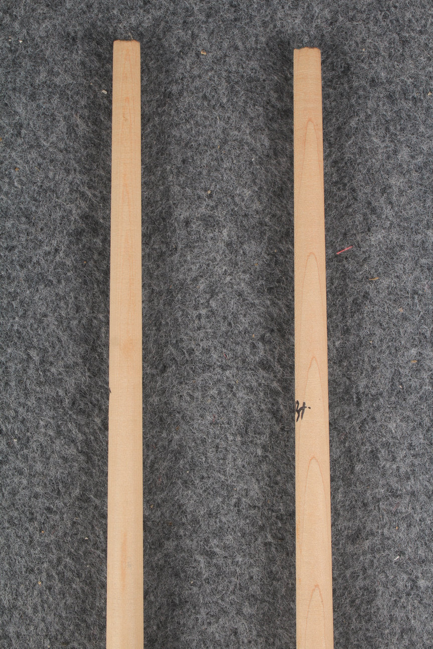 custom-made: ★★★ woods 1 piece handmade maple snooker / pool cue #49-50 - made to order