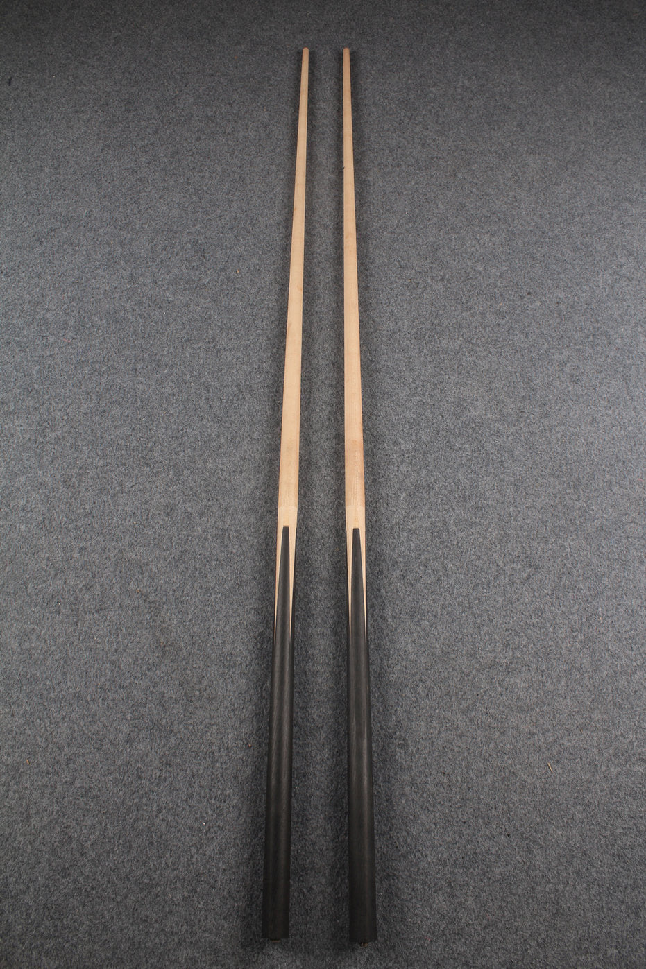 custom-made: ★★★ woods 1 piece handmade maple snooker / pool cue #49-50 - made to order