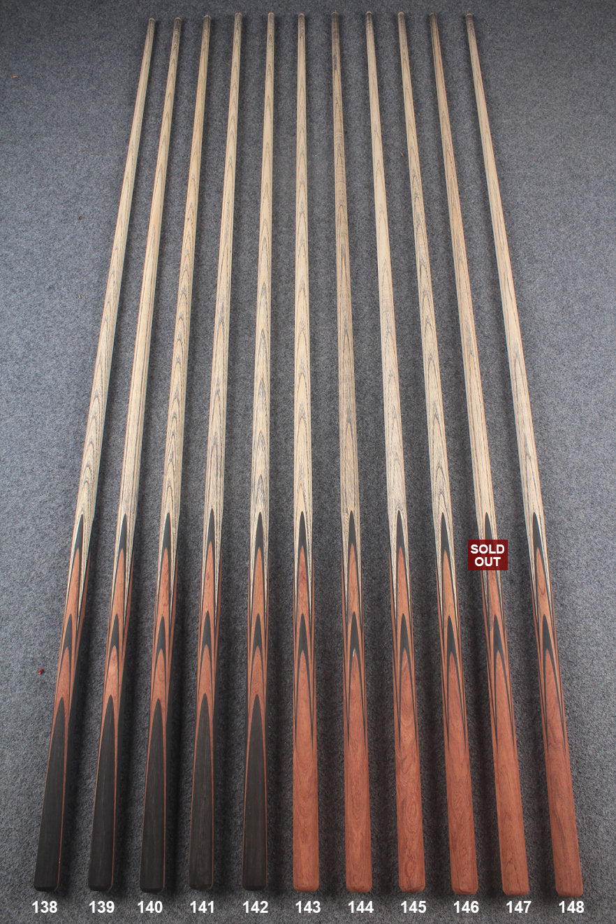 custom-made:  woods 1 piece handmade ASH snooker / pool cue #138-#148 - made to order