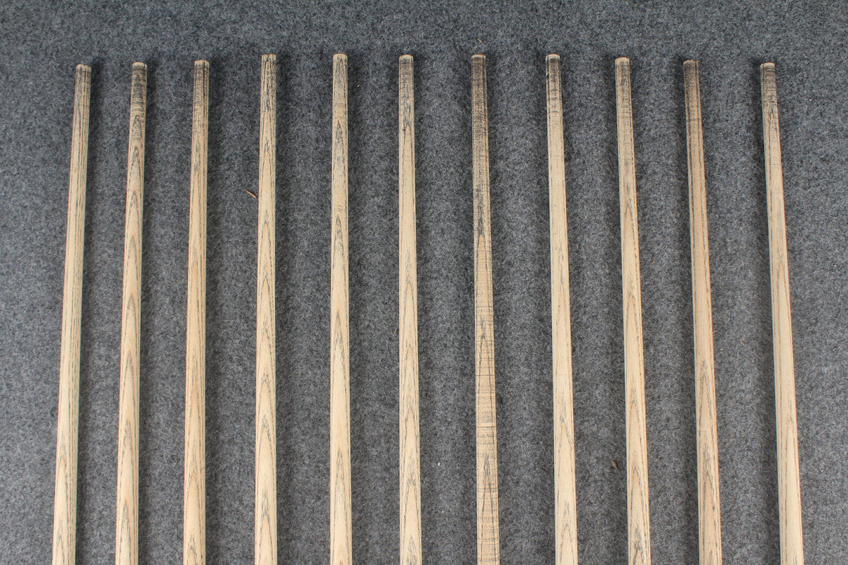 custom-made:  woods 1 piece handmade ASH snooker / pool cue #138-#148 - made to order WOODS CUES