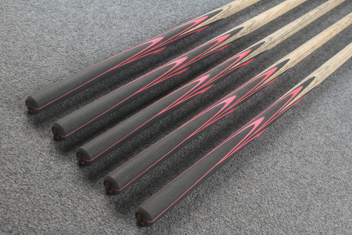 custom-made:  woods 1 piece handmade ASH snooker / pool cue #168-#172 - made to order