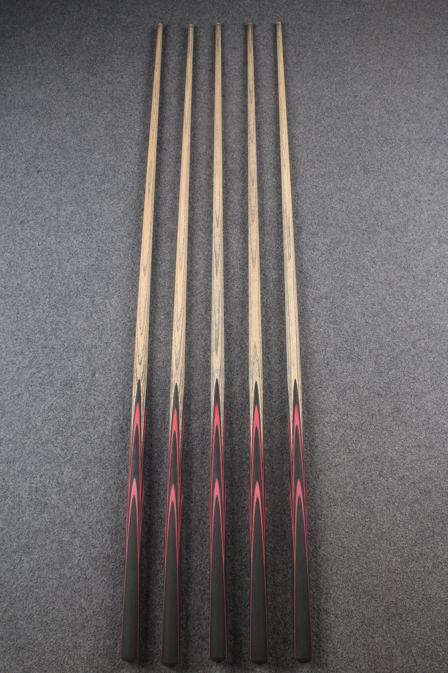 custom-made:  woods 1 piece handmade ASH snooker / pool cue #168-#172 - made to order