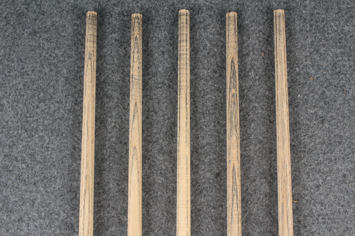 custom-made:  woods 1 piece handmade ASH snooker / pool cue #173-#177 - made to order WOODS CUES