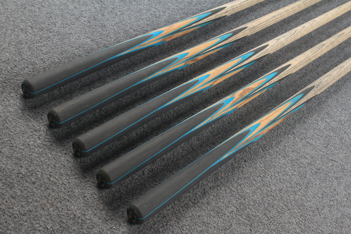 custom-made:  woods 1 piece handmade ASH snooker / pool cue #173-#177 - made to order
